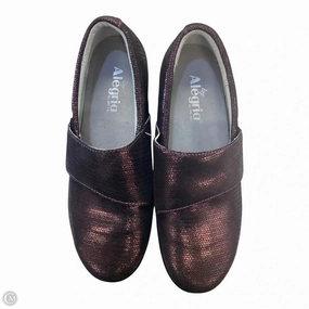 Shoes Sneakers By Alegria In Pink, Size: 10 AdjustableStrap