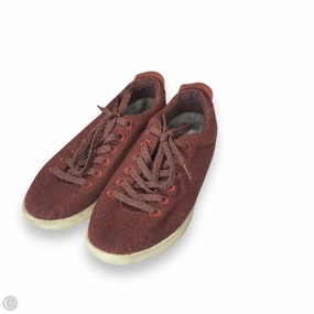 Shoes Sneakers By Allbirds In Red, Size: 8 Comfort Canvas Smooth Lines