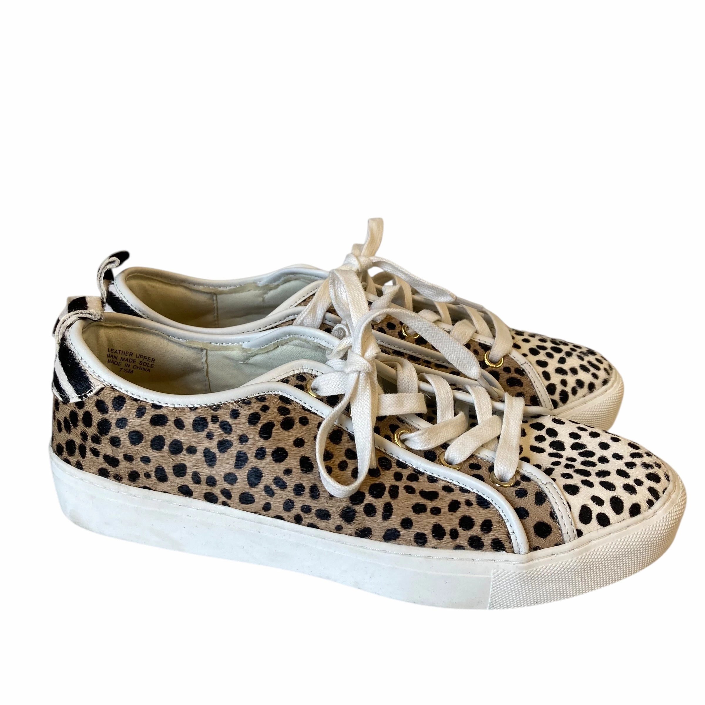 Stylish Pick High arch support Shoes Sneakers By Ann Taylor In Animal Print, Size:7.5