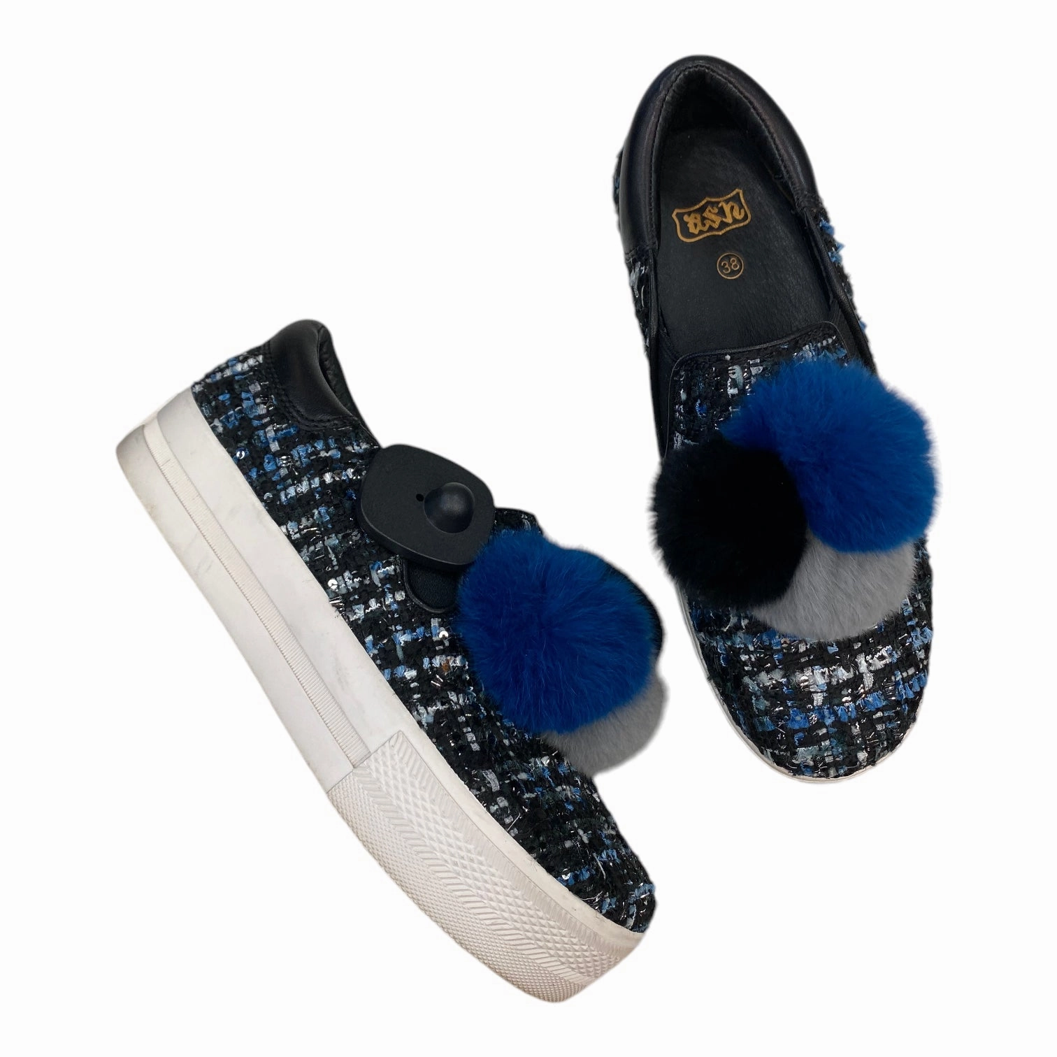 Shoes Sneakers By Ash In Multi-colored, Size: 7.5 Outfit Neutral Comfort Laces