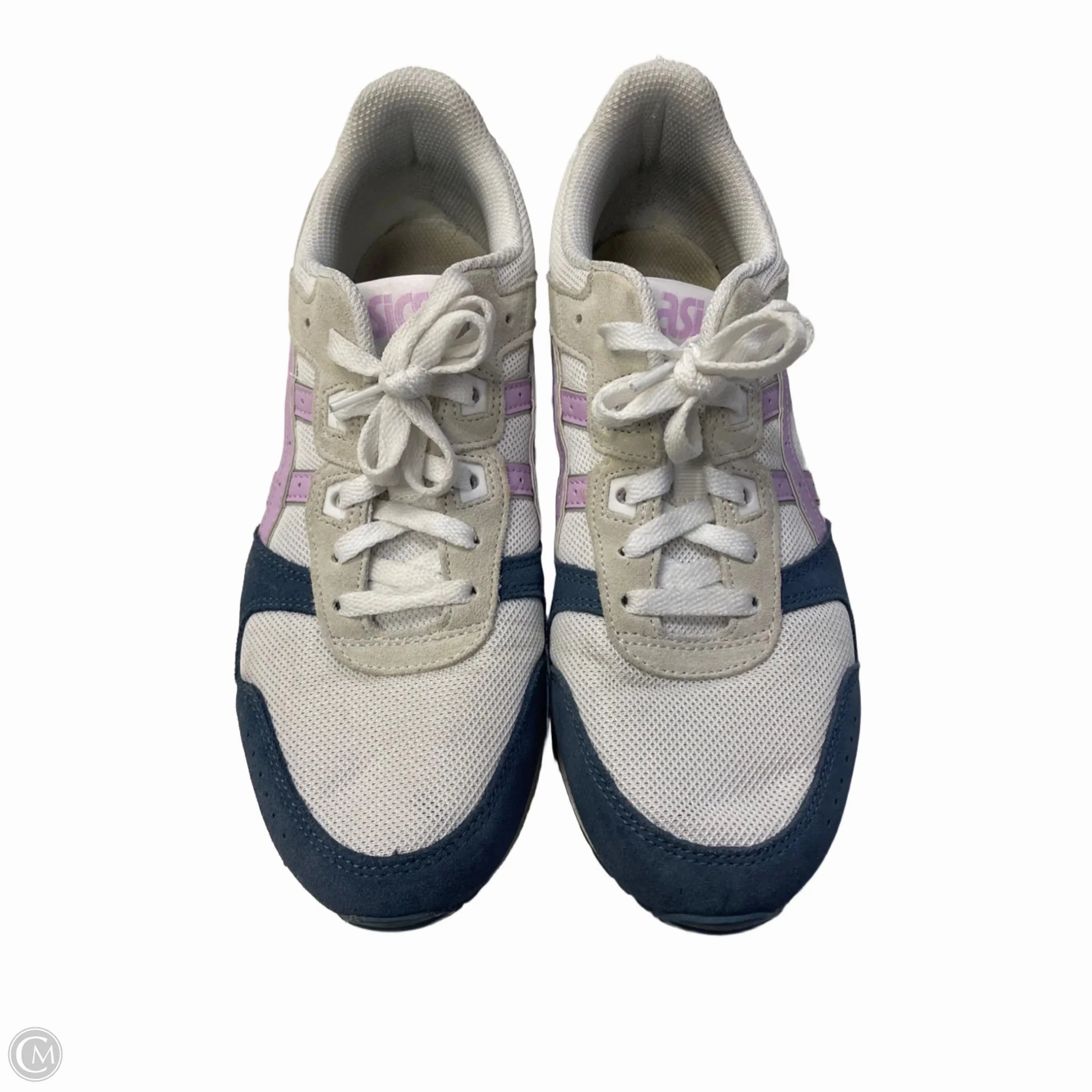 Shoes Sneakers By Asics In White, Size: 9.5 Knit Fabric Design