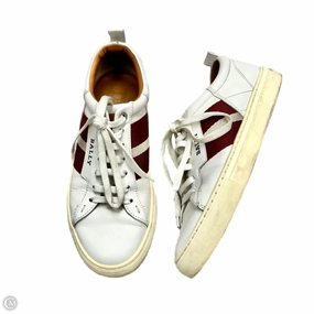 Shoes Sneakers By Bally In Red & White, Size: 7.5 Motion Ready