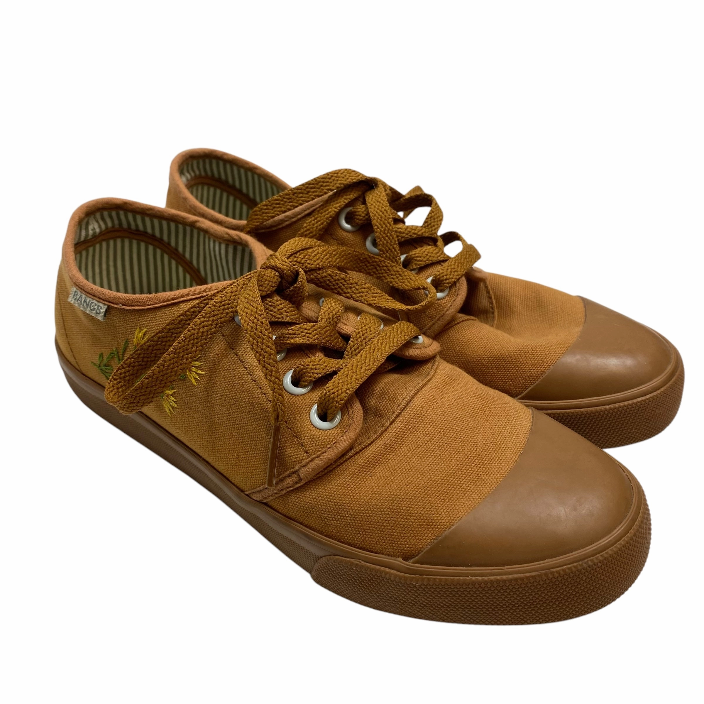 Shoes Sneakers By Bangs In Tan, Size: 7 Thermoplastic Plate Street Performance
