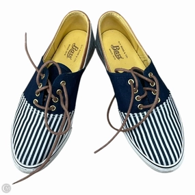 Any Weather Shoes Sneakers By Bass In Striped Pattern, Size: 5.5
