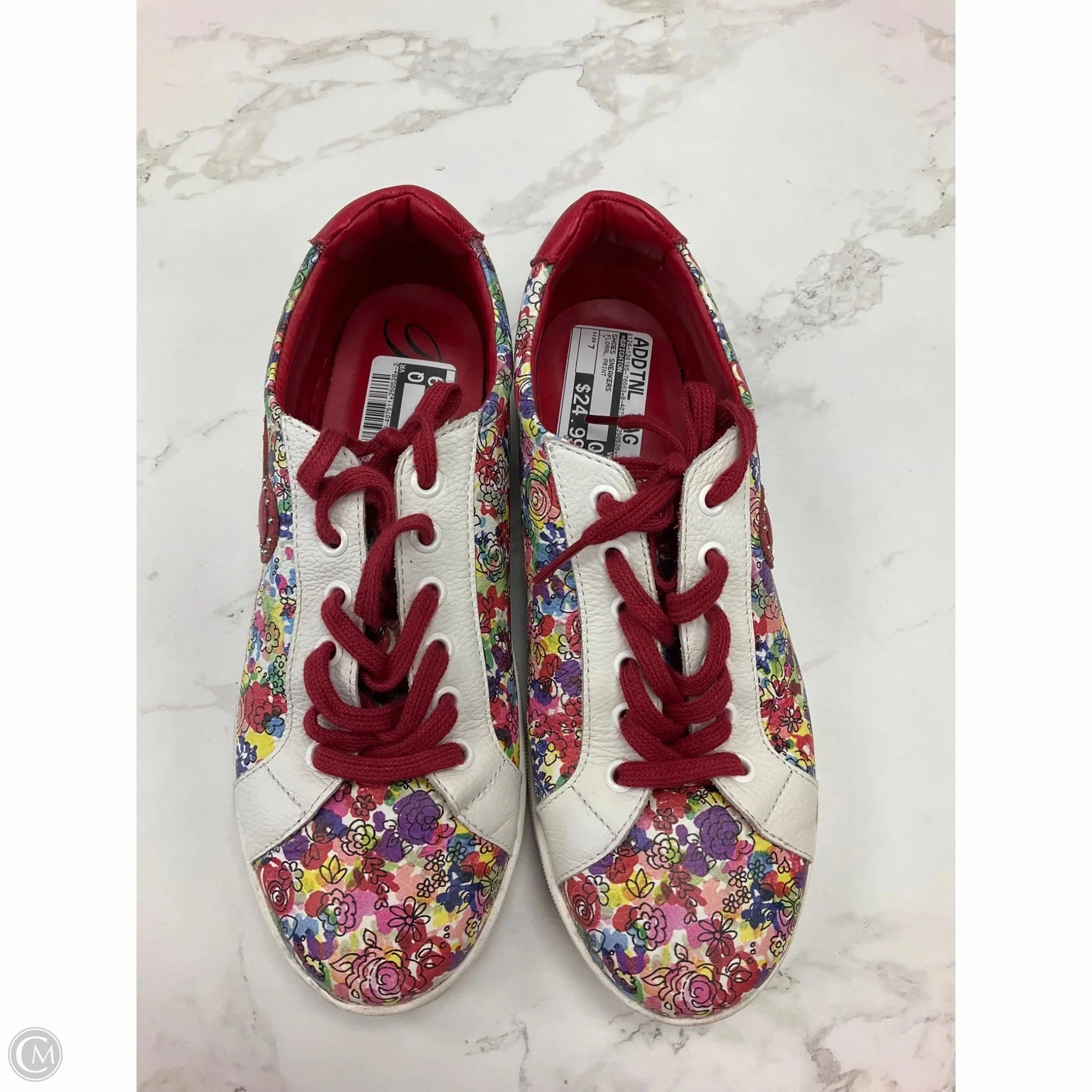 Shoes Sneakers By Brighton In Floral Print, Size: 7 Flattering wear Balanced weight