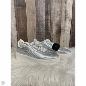 Performance Elastic Strap Shoes Sneakers By Call It Spring In Silver, Size: 8