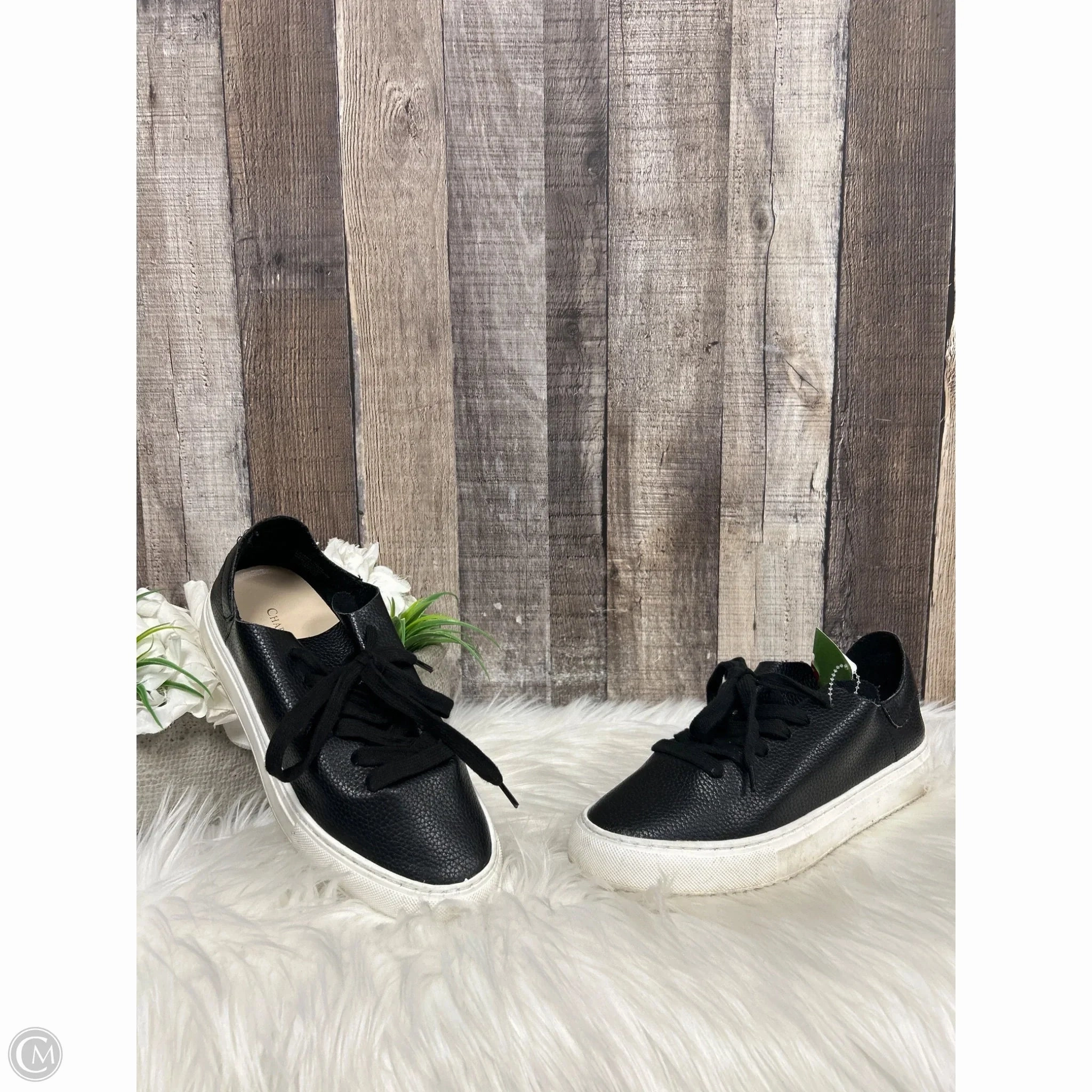 Cushioned Design Shoes Sneakers By Charter Club In Black, Size: 6.5