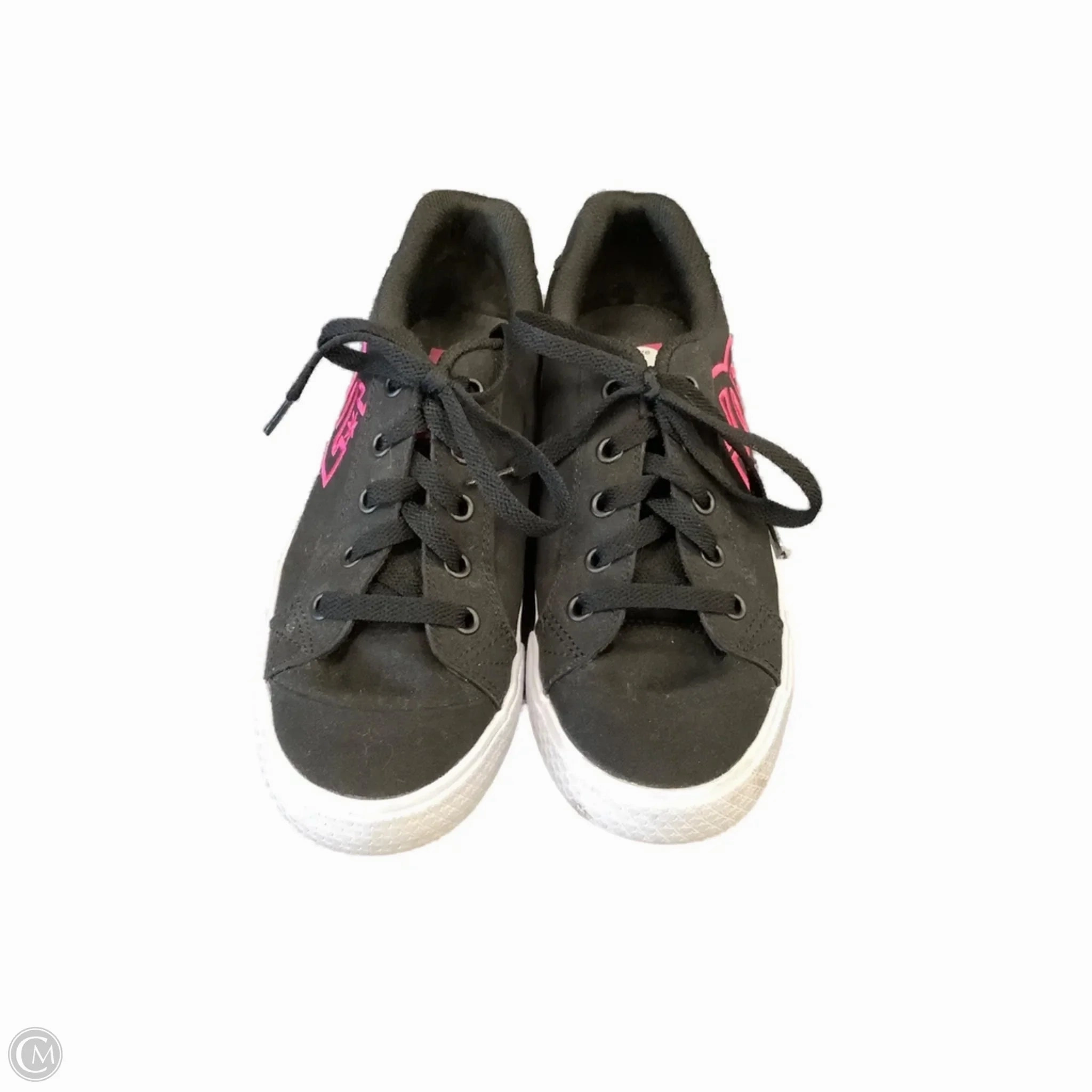 Shoes Sneakers By Clothes Mentor In Black & Pink, Size: 8 Walking Micro Perforated Vamp