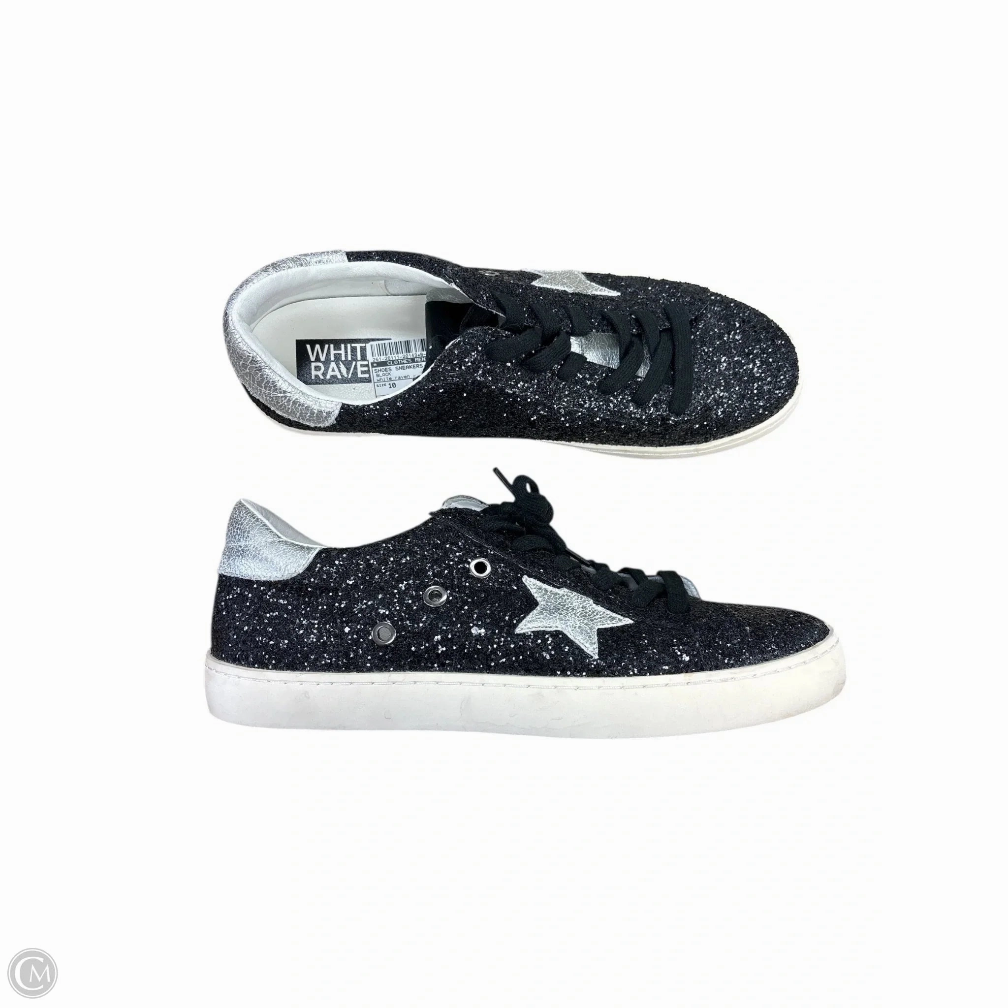 Memory Foam Adaptation Compression Molded Sole Shoes Sneakers By Clothes Mentor In Black, Size: 10