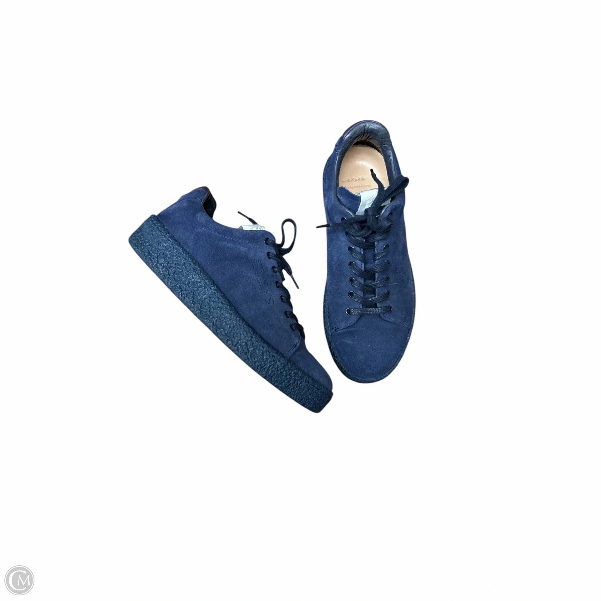 Comfortable Inner Lining Shoes Sneakers By Clothes Mentor In Navy