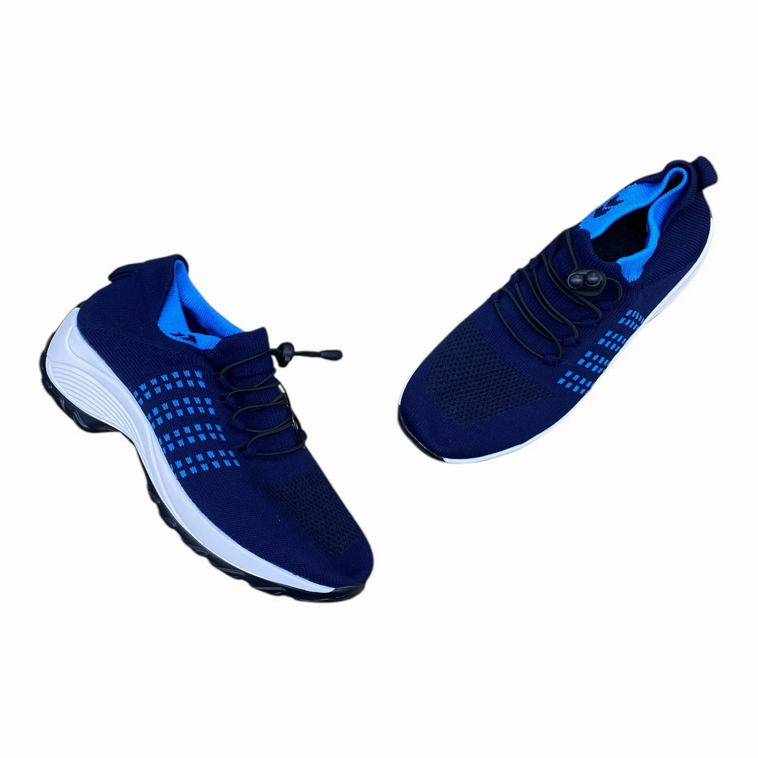 Stay Flexible Air Ventilation Shoes Sneakers By Clothes Mentor In Navy, Size: 9.5