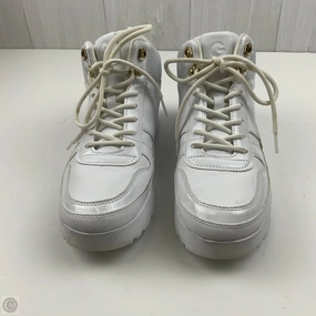 Easy On And Off Shoes Sneakers By Clothes Mentor In White, Size: 9.5