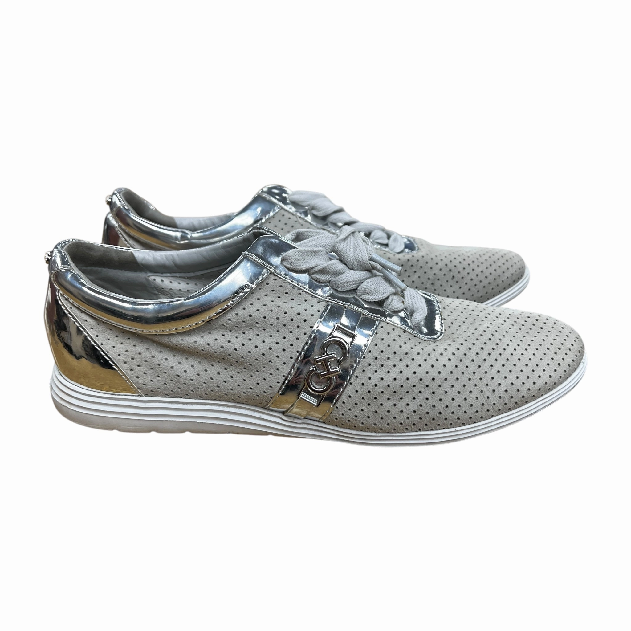 Shoes Sneakers By Cole-Haan In Silver, Size:8.5 Urban Sport