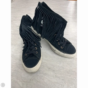 Shoes Sneakers By Converse In Black, Size: 8 Wide Toe Box Design Grip Texture