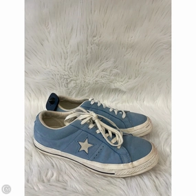 Shoes Sneakers By Converse In Blue & White, Size: 8 Slim Form Stable Activity
