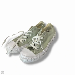 Sporty arch Movement Support Shoes Sneakers By Converse In Green & White, Size: 8