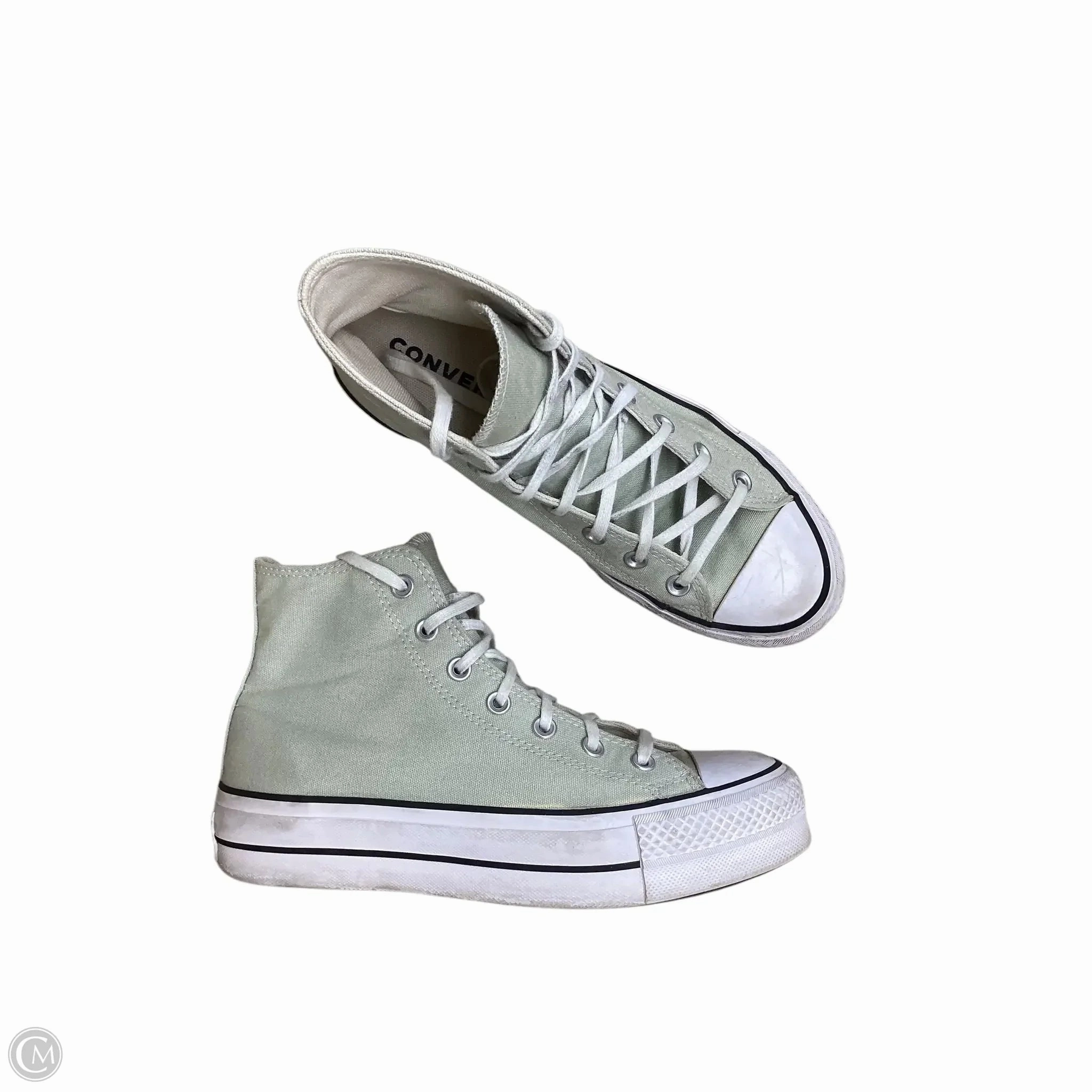 Distinctive chic Shoes Sneakers By Converse In Green, Size: 8.5