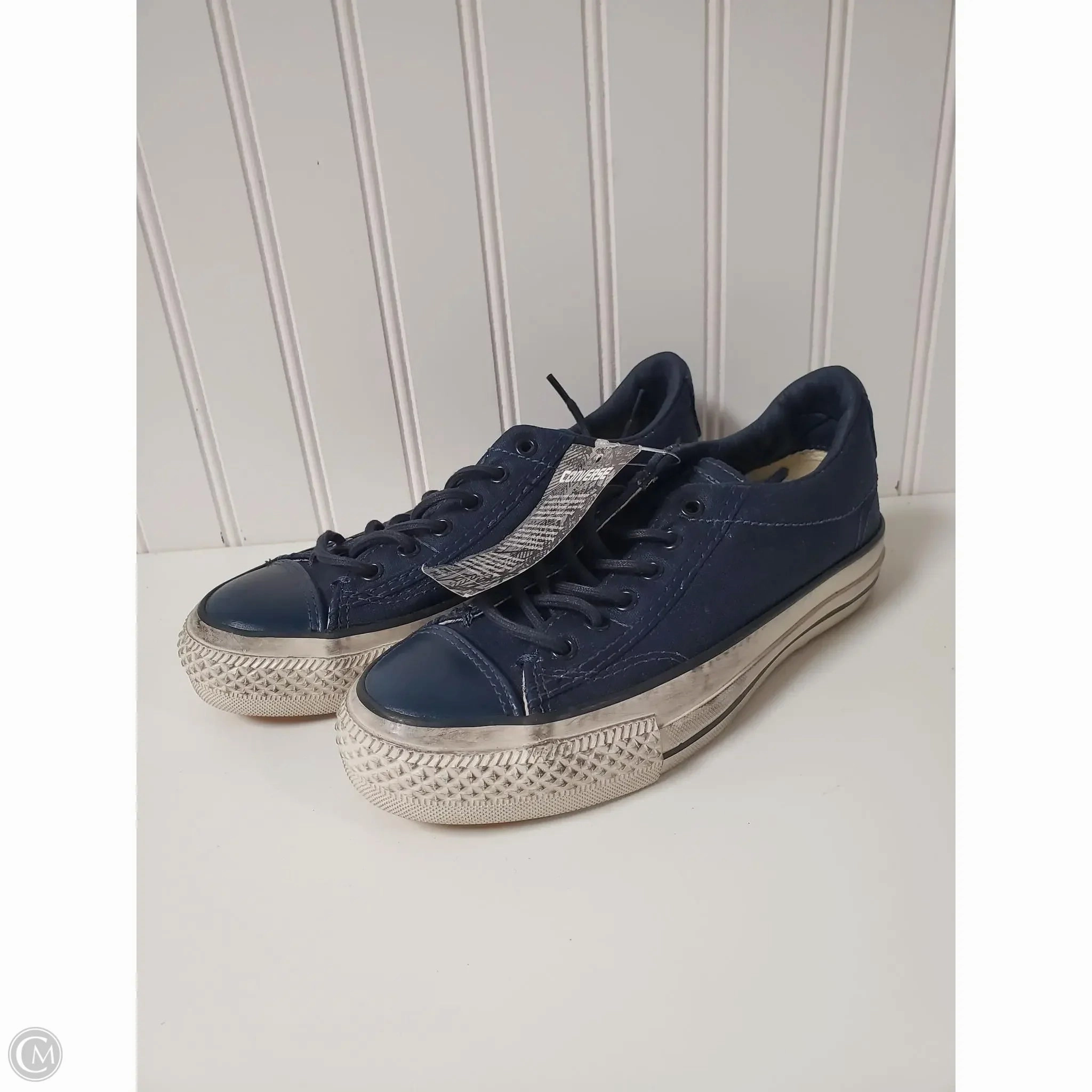 Durable Upper Material Mesh Upper Shoes Sneakers By Converse In Navy, Size: 5