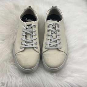 Comfort Upper Shock Absorption Midsole Shoes Sneakers By Dr Martens In Cream, Size: 6