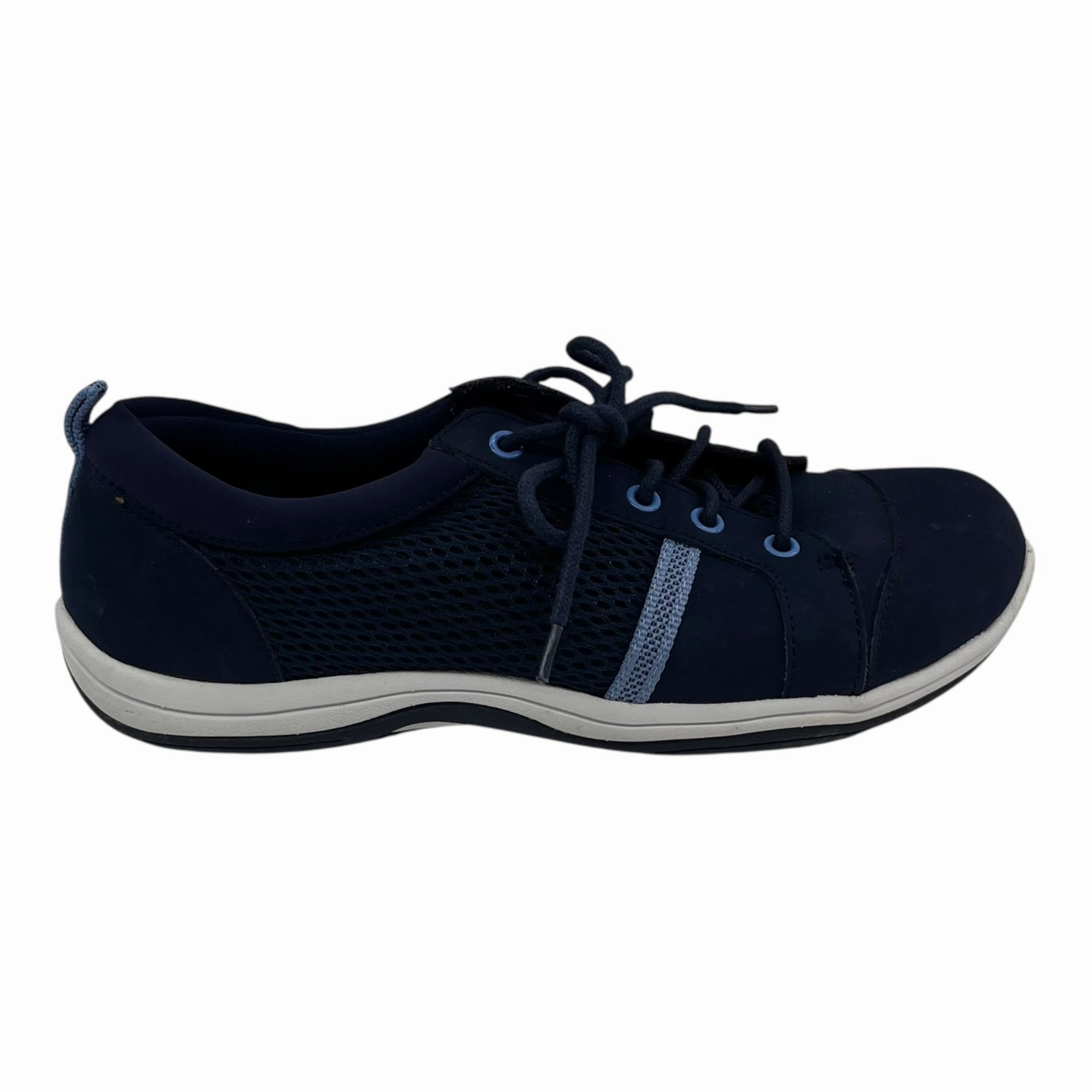 Arch Stabilization Carbon Fiber Shoes Sneakers By Easy Street In Navy, Size:7