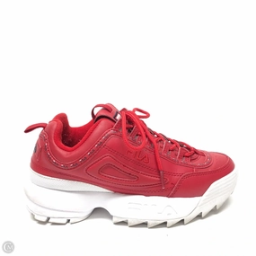 Everyday Sport Shoes Sneakers By Fila In Red, Size: 7