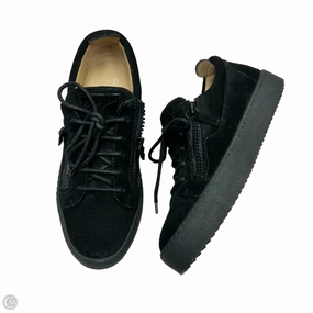 Shoes Sneakers By Guiseppe Zanotti In Black, Size: 9.5 Comfort Mesh Lightweight Midsole Geometry