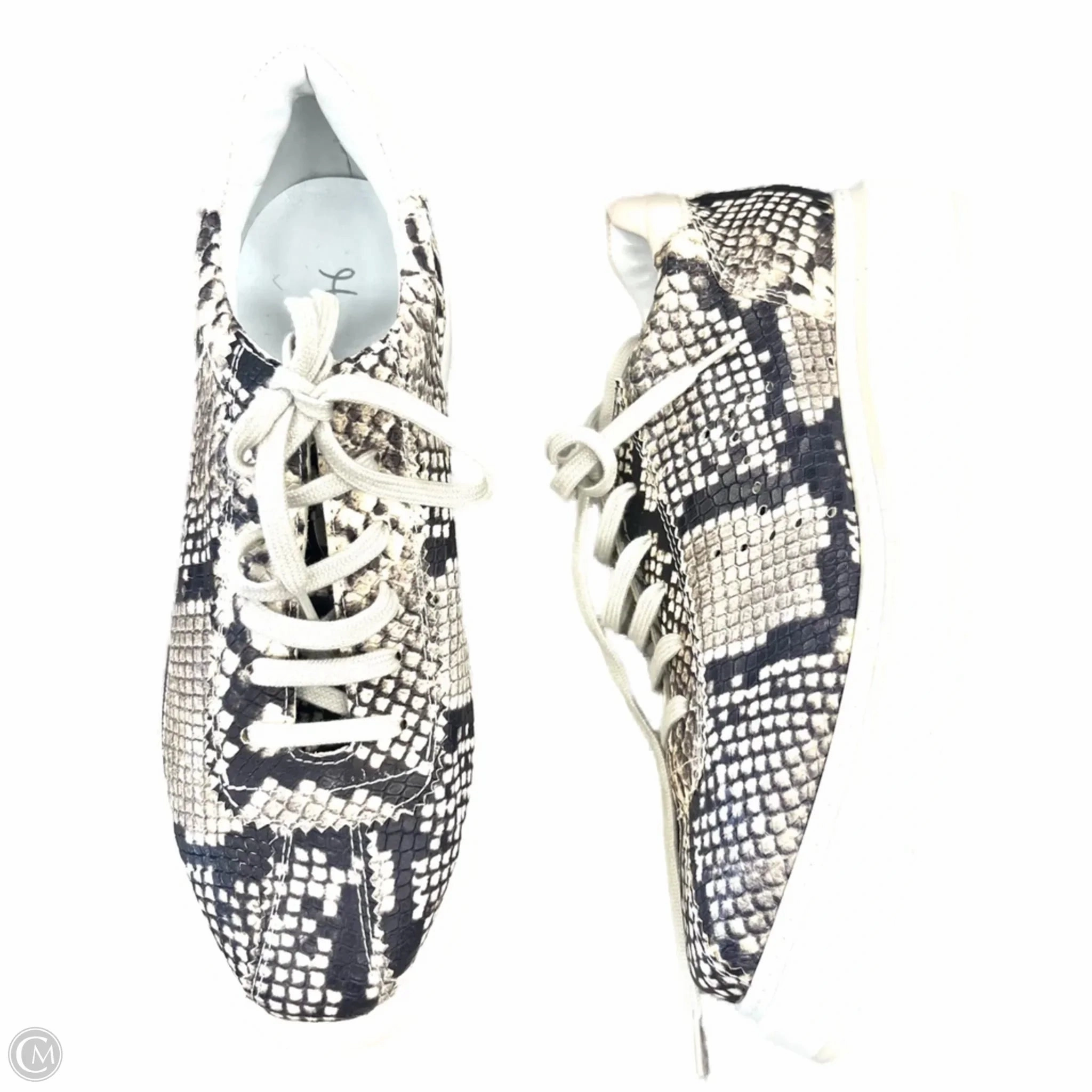 Shoes Sneakers By Homers Artisan In Snakeskin Print, Size: 7.5 Woven Upper All-Day Durability