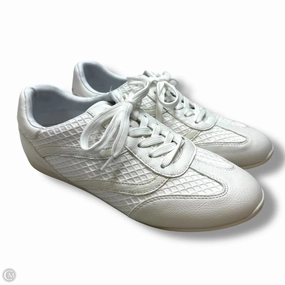 Zip   Up Style Clean Texture Shoes Sneakers By Inc In White, Size: 8