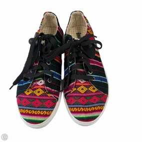 sport mix ZipUp Shoes Sneakers By inkkasIn Red, Size: 10