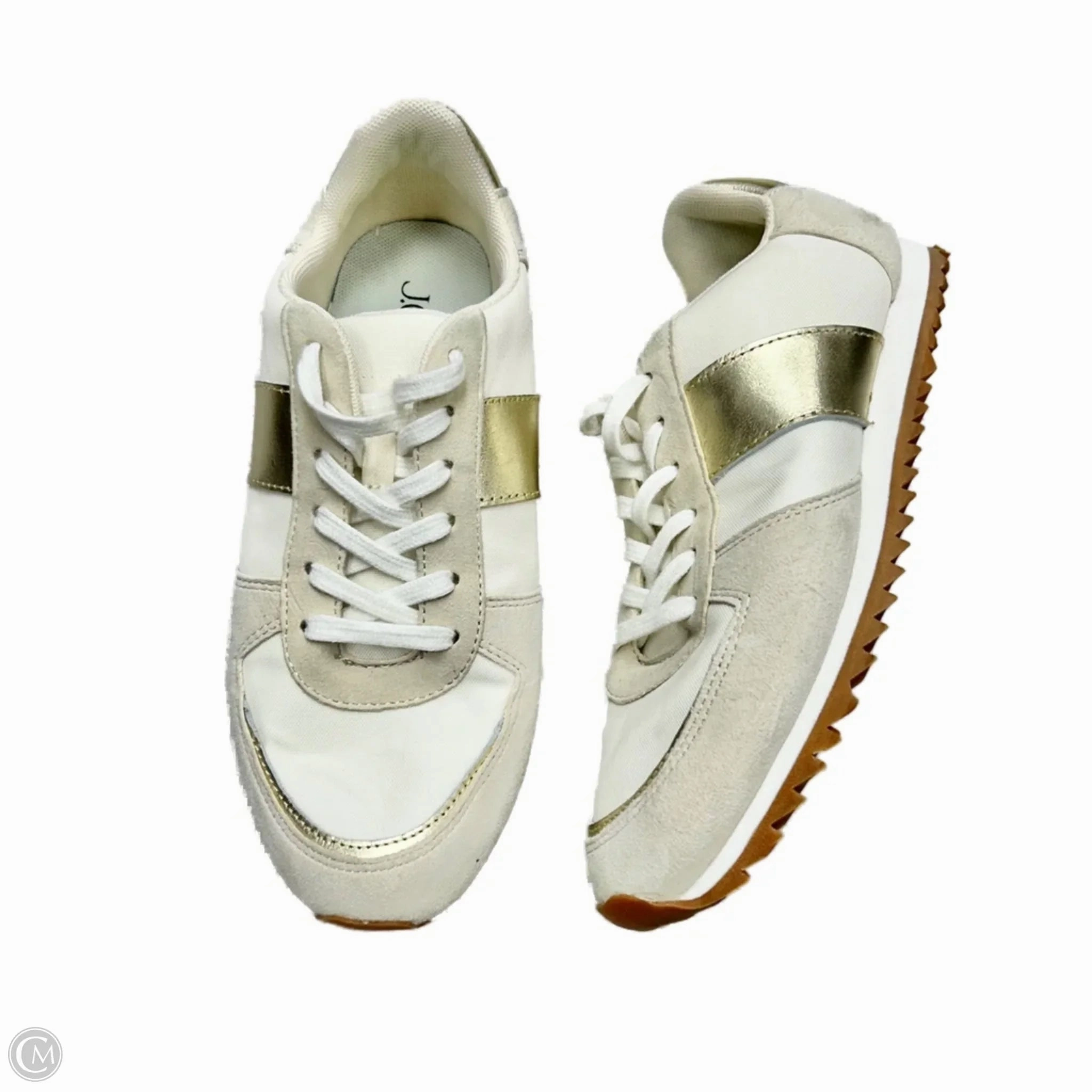 Shoes Sneakers By J. Crew In Cream, Size: 5 Toe Protection