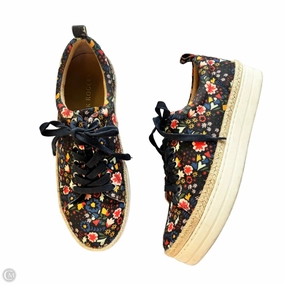 Ultra Cushioned Midsole Durable Overlay Shoes Sneakers By Jack Rogers In Floral Print, Size: 9