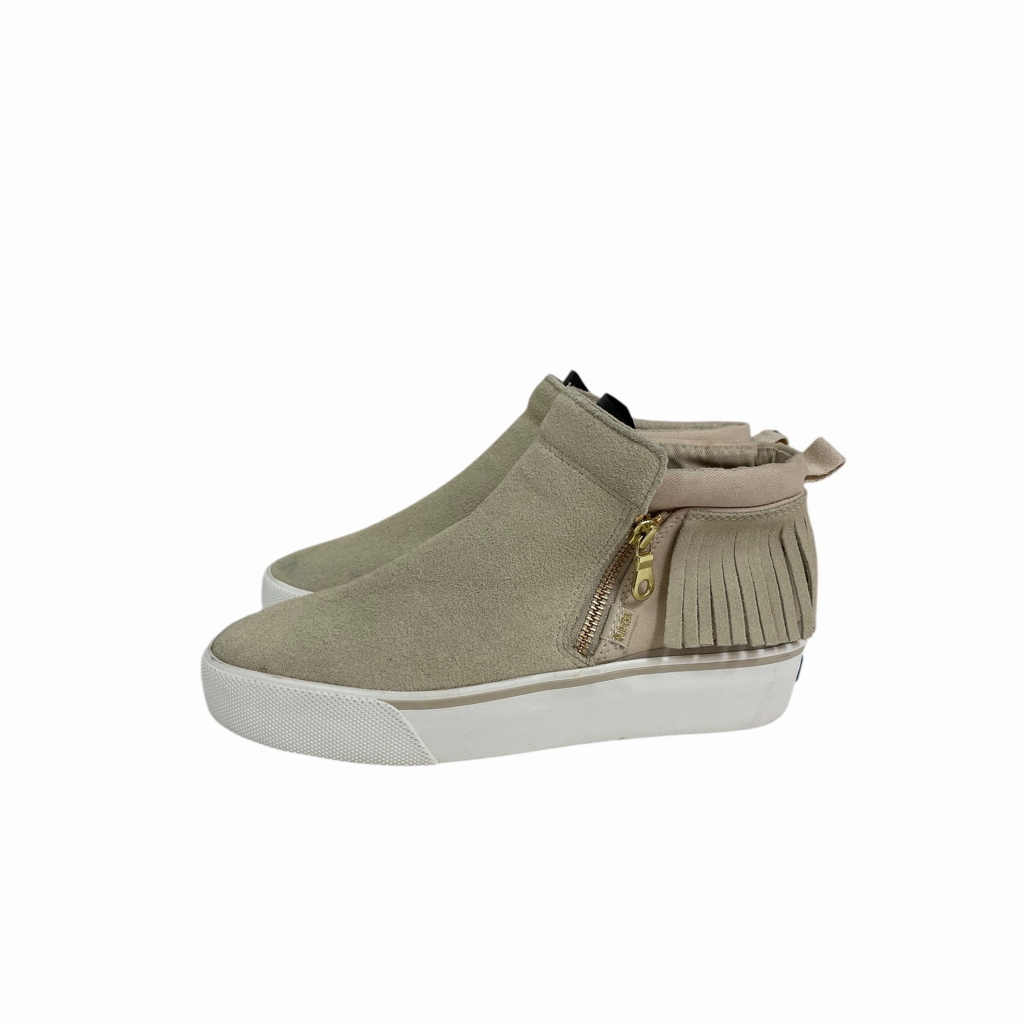 Anti Slip Tread Shoes Sneakers By Keds In Beige, Size:8