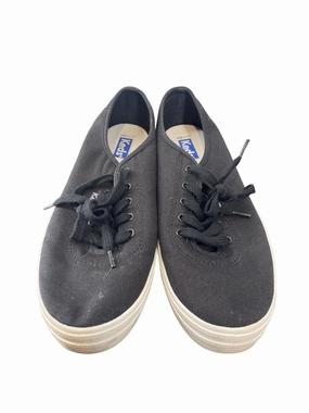 Smooth Use Versatile Look Shoes Sneakers By Keds In Black, Size: 9