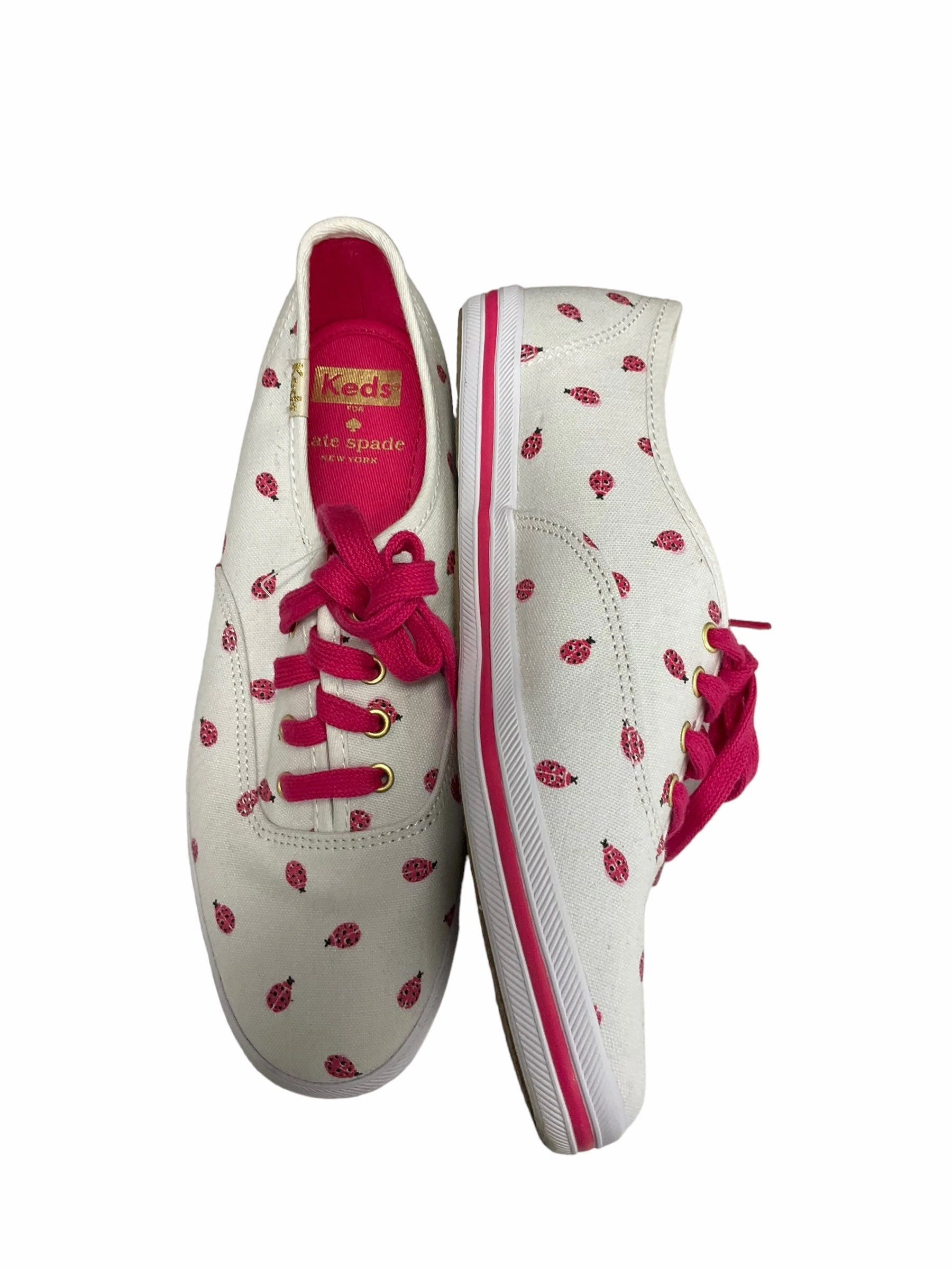 Bounce Technology Balance Sole Shoes Sneakers By Keds In Pink & White, Size: 6