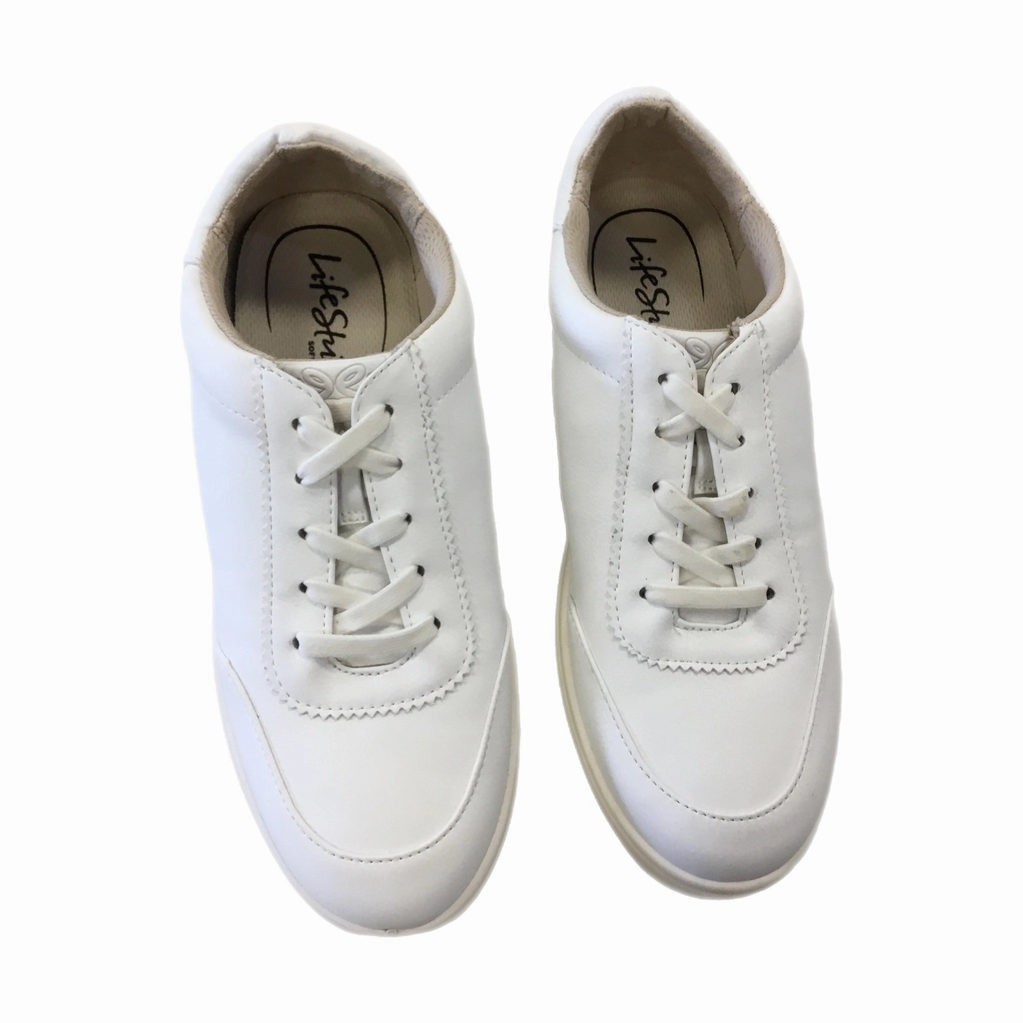 Shoes Sneakers By Life Stride In White, Size: 7.5 Comfort Laces Minimalist Base