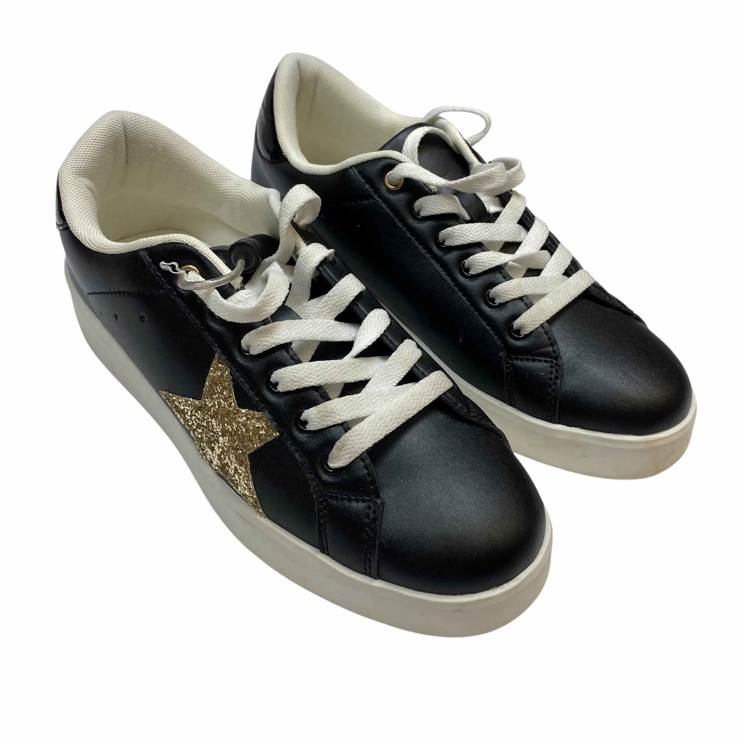 Shoes Sneakers By London Rag In Black, Size:9.5 Neutral Tone Options No Laces
