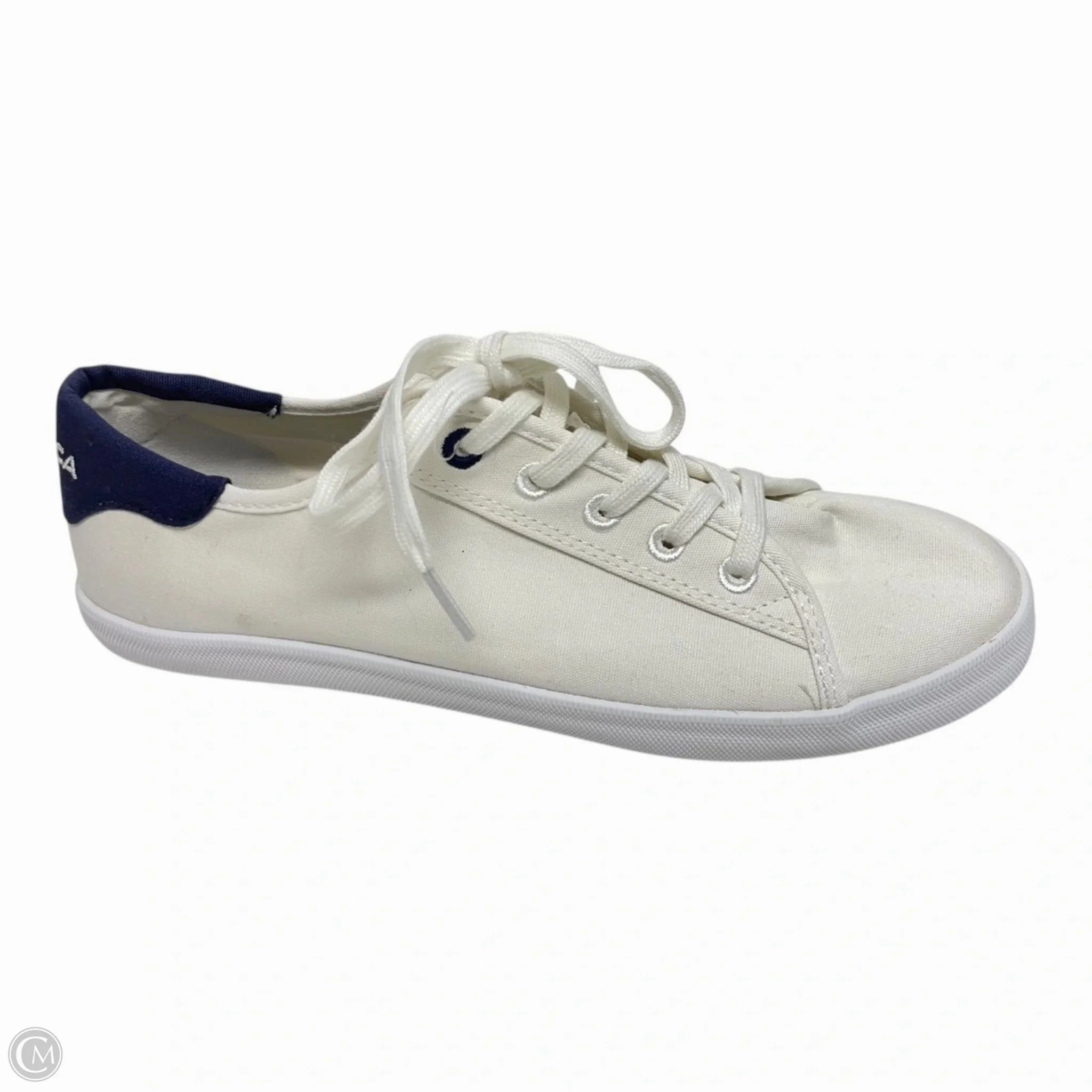 Shoes Sneakers By Nautica In Blue & White, Size: 9.5 Neutral Stability Base Impact Diffusion Plate