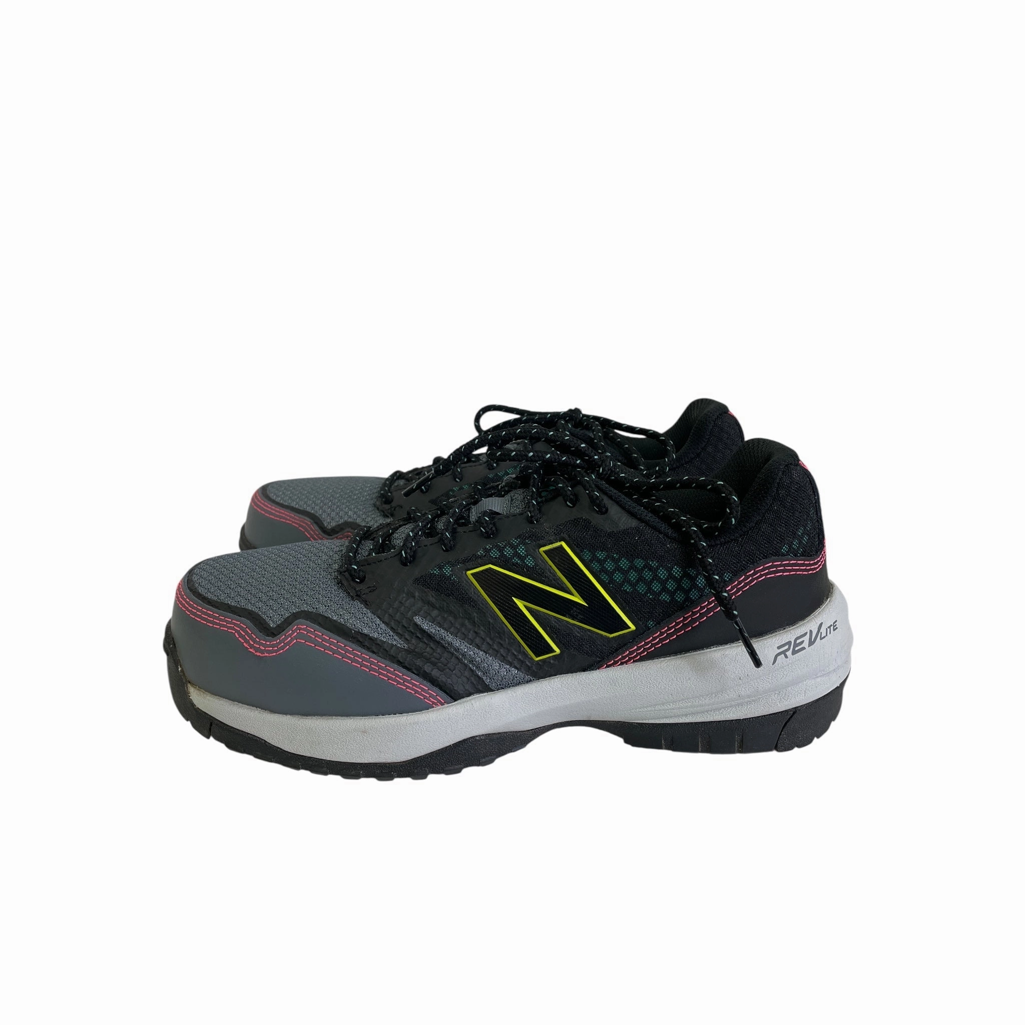 Lean Profile Anti   Slip Feature Shoes Sneakers By New Balance In Black & Pink, Size:8