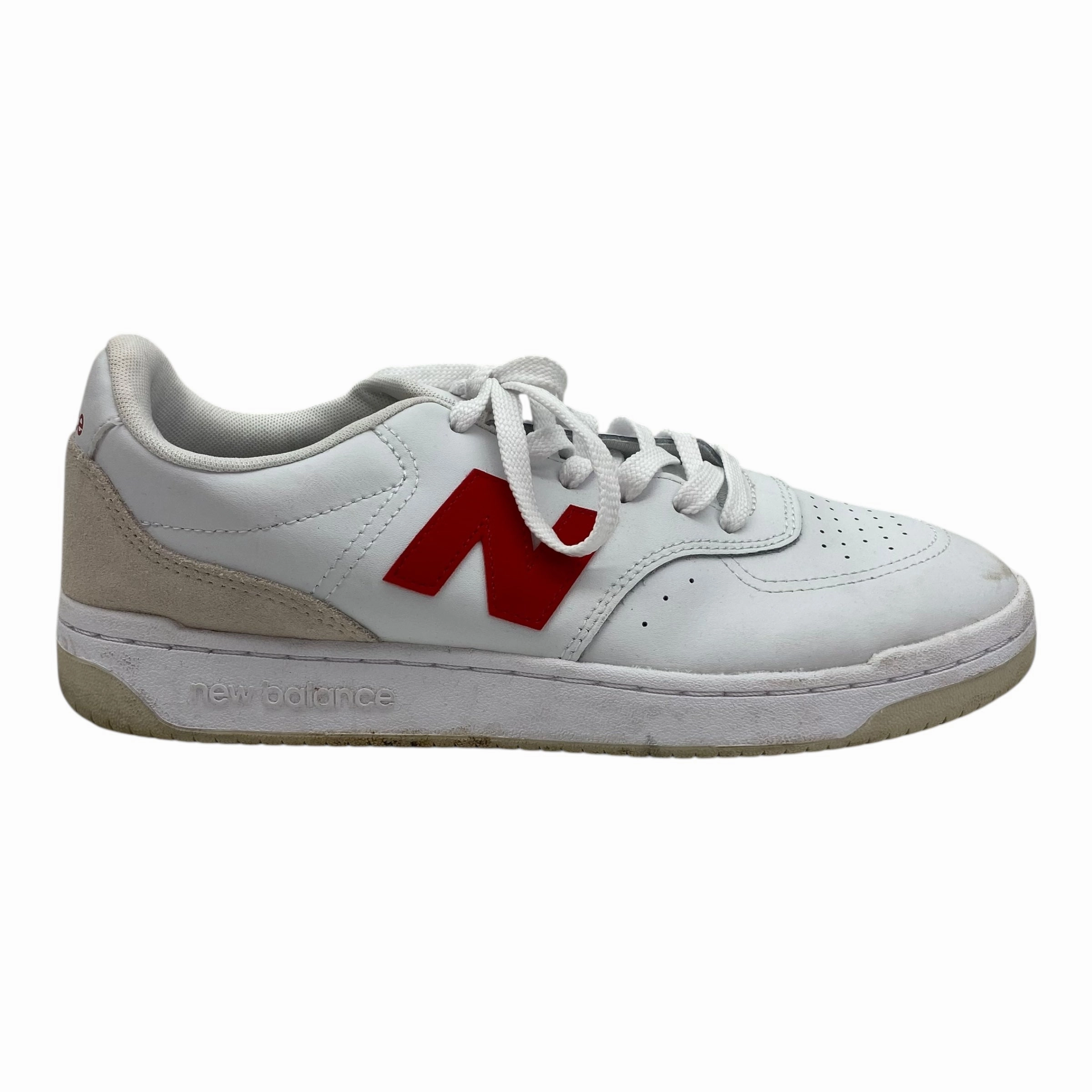 Shoes Sneakers By New Balance In Red & White, Size:11.5 Shock Diffusion Slip Form