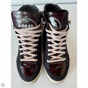 Soft Touch Comfort Rating Shoes Sneakers By P448 In Black & Brown, Size: 11.5