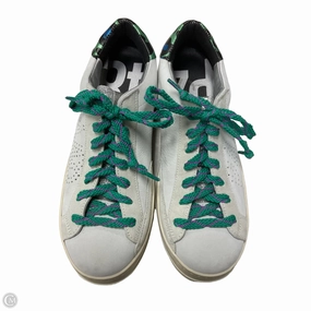 Reinforced Heel Guard Shoes Sneakers By P448 In Cream & Green, Size: 9.5