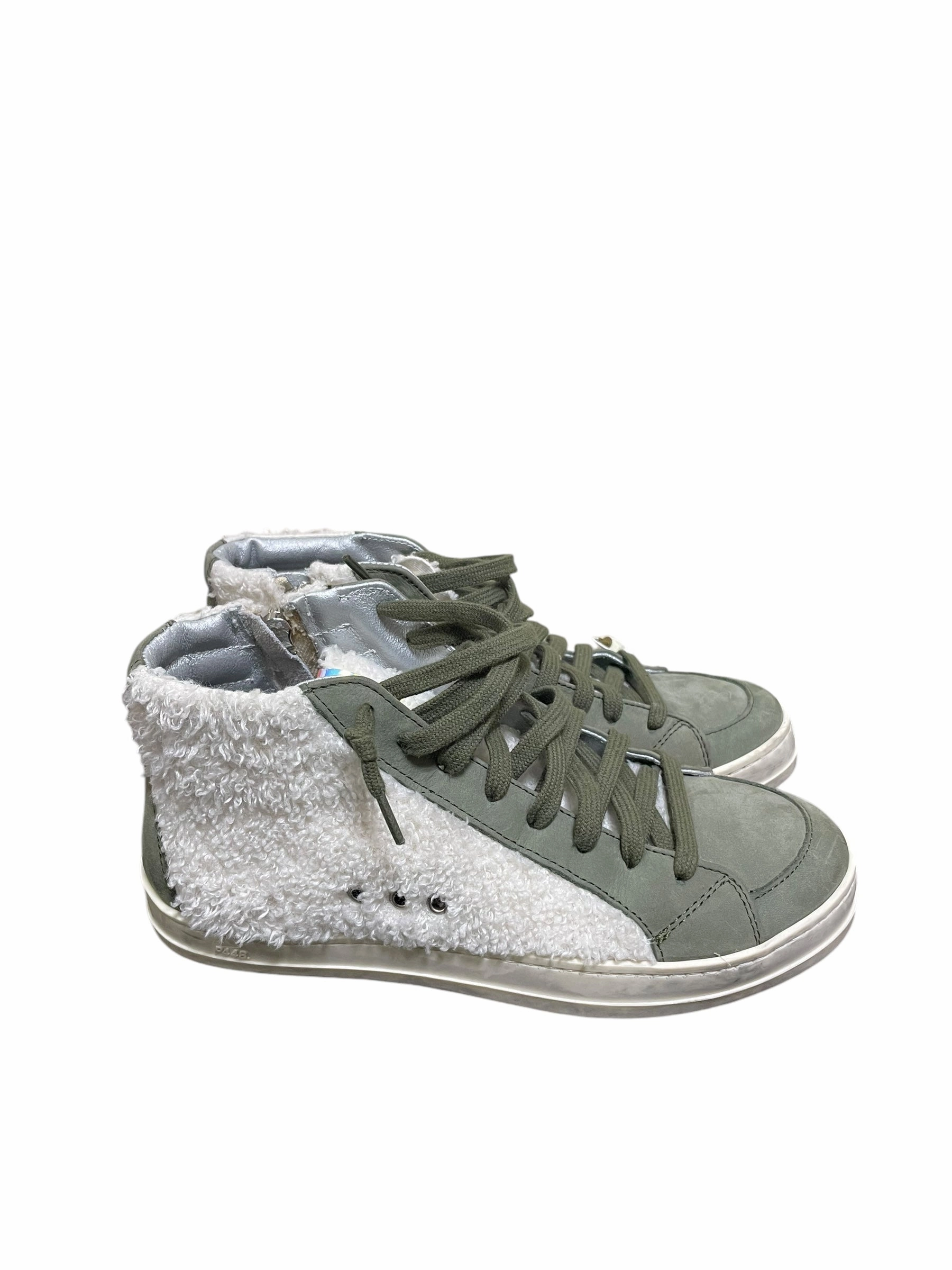 SyntheticLeather Shoes Sneakers By P448 In Green, Size: 5