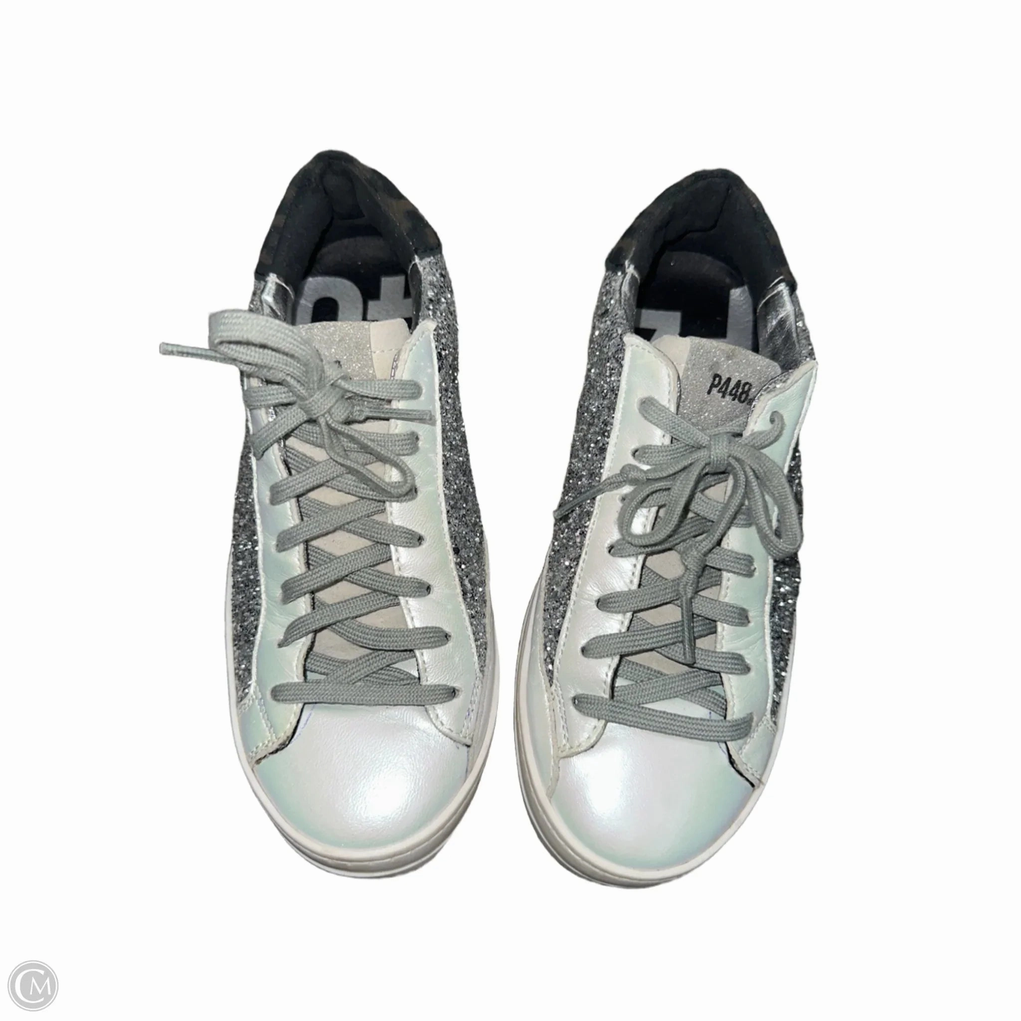Shoes Sneakers By P448 In Silver, Size: 7 High Fit Comfortable bend