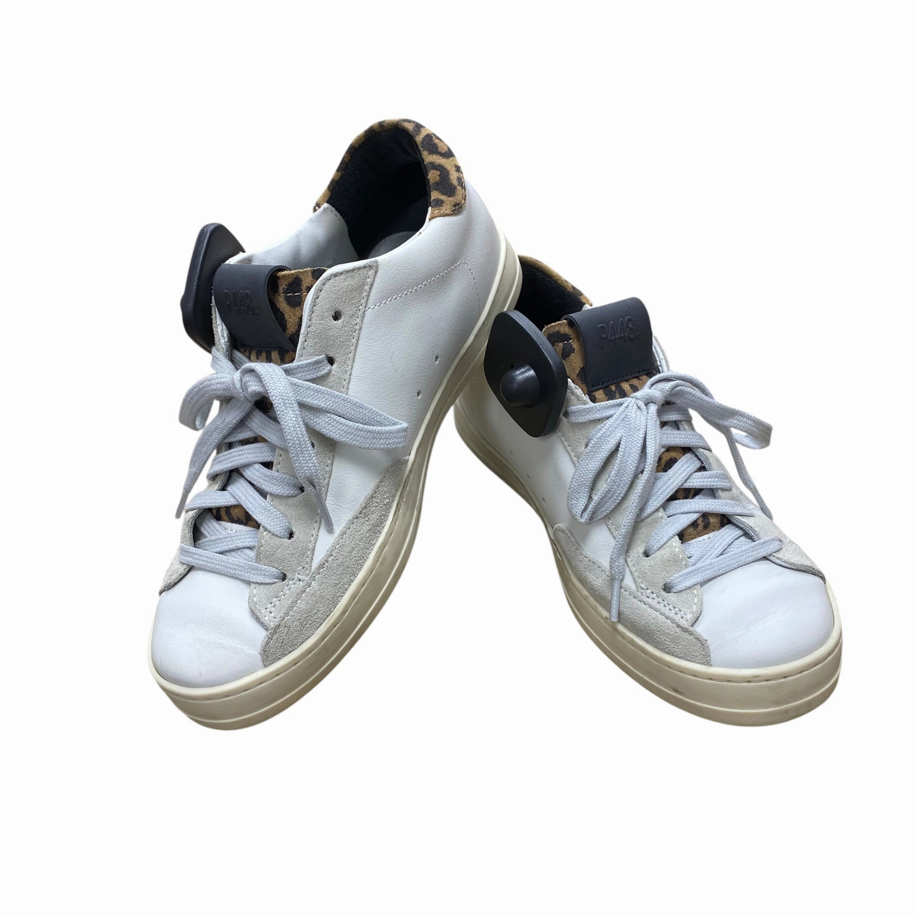 Shoes Sneakers By P448 In White, Size:5 Outdoor Walking Dual Tone