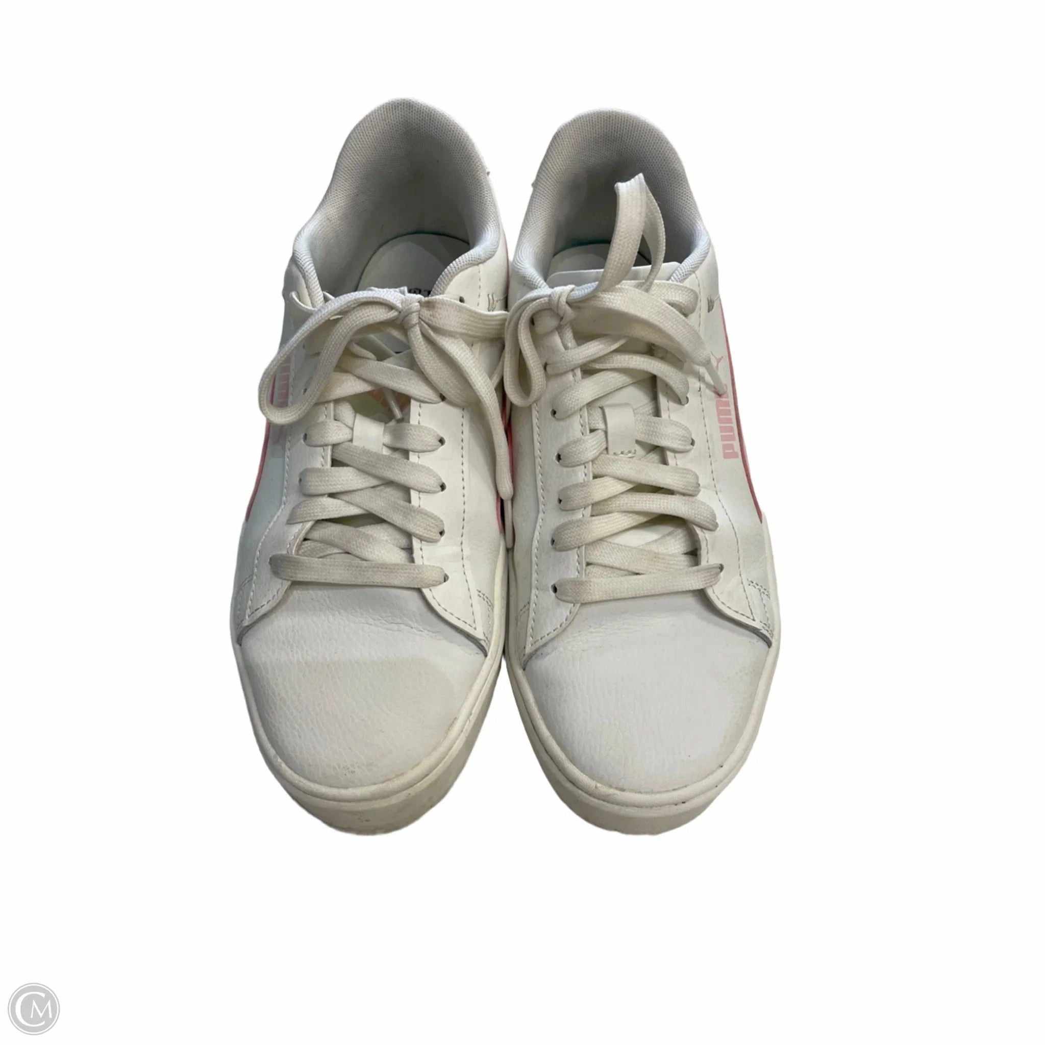 Shoes Sneakers By Puma In Cream & Pink, Size: 7.5 Precision Fit Engineering