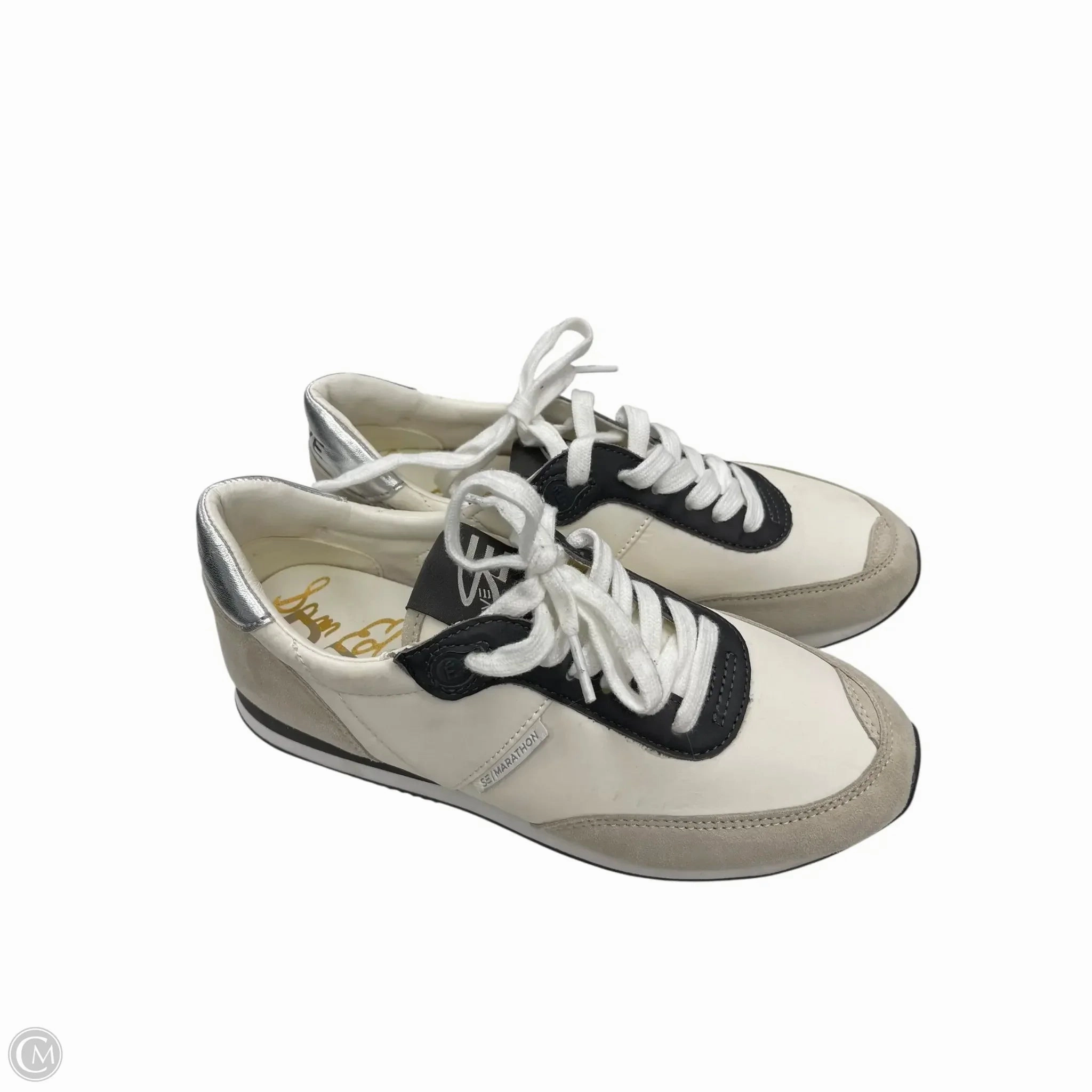 MDOutsole Shoes Sneakers By Sam Edelman In Cream, Size: 7.5
