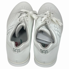 Supportive shock absorption Sport Driven Shoes Sneakers By Sas In White, Size:7.5