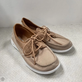 Slip Resistant Sole Shoes Sneakers By Skechers In Brown, Size: 10