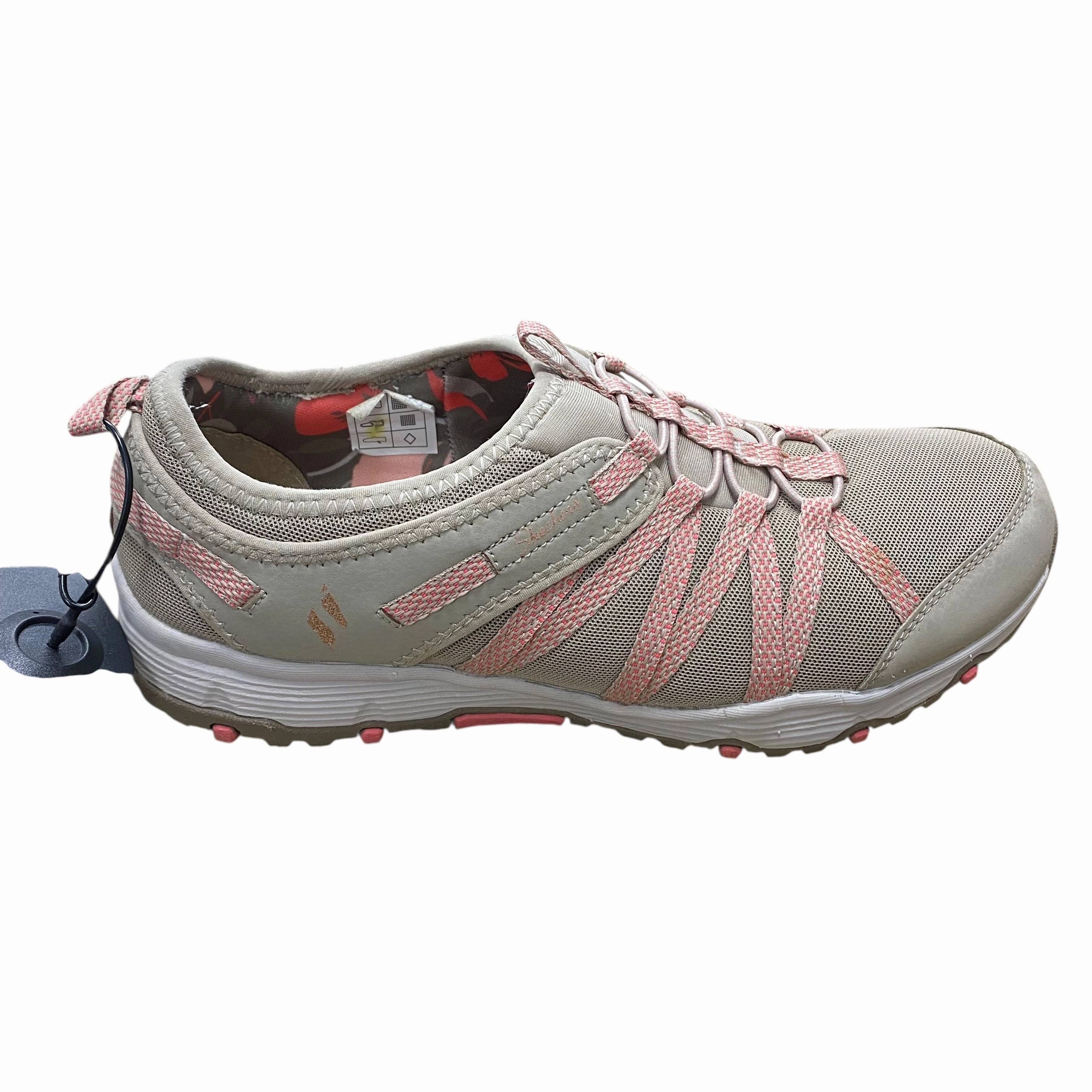 Multi Directional Tread Shoes Sneakers By Skechers In Pink & Tan, Size:8.5