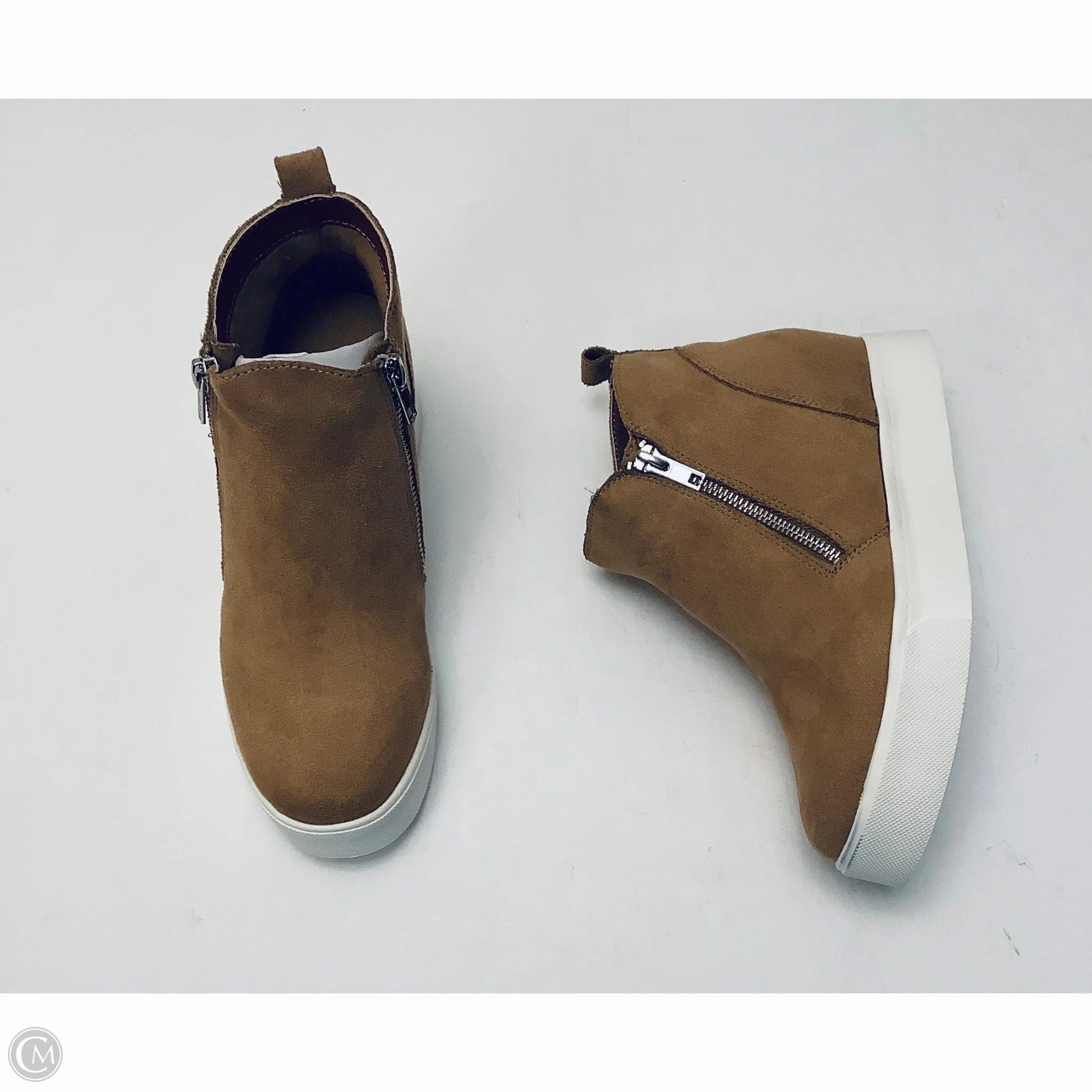 Shoes Sneakers By Soda In Brown, Size: 7.5 Weekend Chill Secure Lace Lock